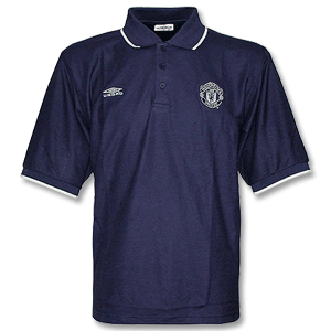 01-02 Man Utd Tipped Pique - Navy