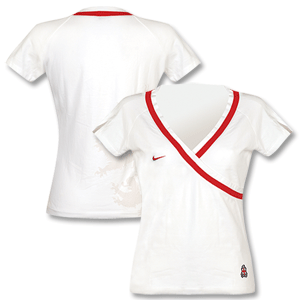 06-07 England Womens Top - White