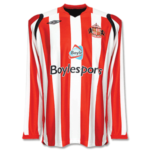 Umbro 08-09 Sunderland Home L/S Shirt