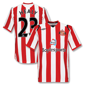 Umbro 08-09 Sunderland Home Shirt   Healy 23