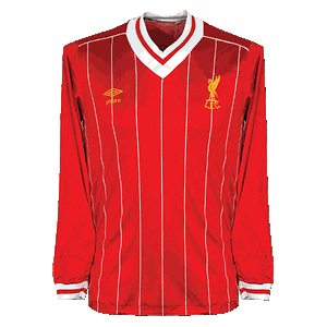 81-85 Liverpool Home L/S Shirt - Grade 8