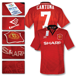 Umbro 95-96 Man Utd Home Shirt   Cantona No. 7