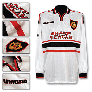 Umbro 97-99 Man Utd Away L/S shirt - Players