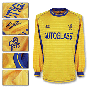 99-01 Chelsea Away L/S Shirt - Replica