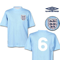England Mexico 1970 Shirt - Cielo.