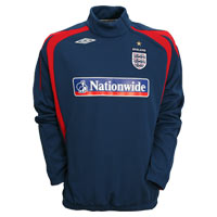 England Training Fleece Top - Bright Navy /