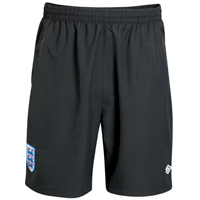 England Training Shorts 2010/11 - Black.