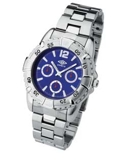 Gents Silver Bracelet Multi Dial Watch