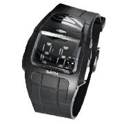 mens digital resin strap watch