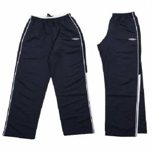 Umbro Open Hem Woven Pant - Dark Navy/White