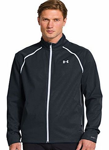 Under Armour EU Elements Storm FZ Mens Jacket Black Black/White/White Size:M