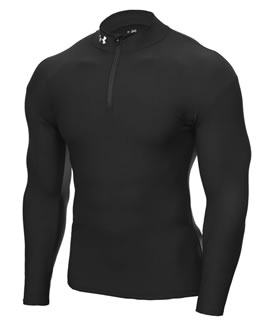 under armour Golf Coldgear Quarter Zip Mock Black