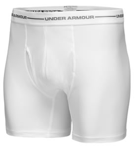 Under Armour Golf Heatgear Standard Boxer Jock White 1000667