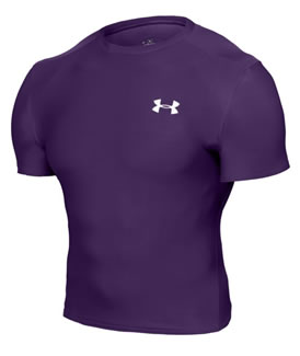 under armour Heatgear Compression Tee Purple