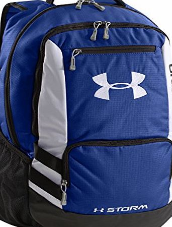 Under Armour Mens Hustle Backpack - Bleu (Royal/Black/White), One Size