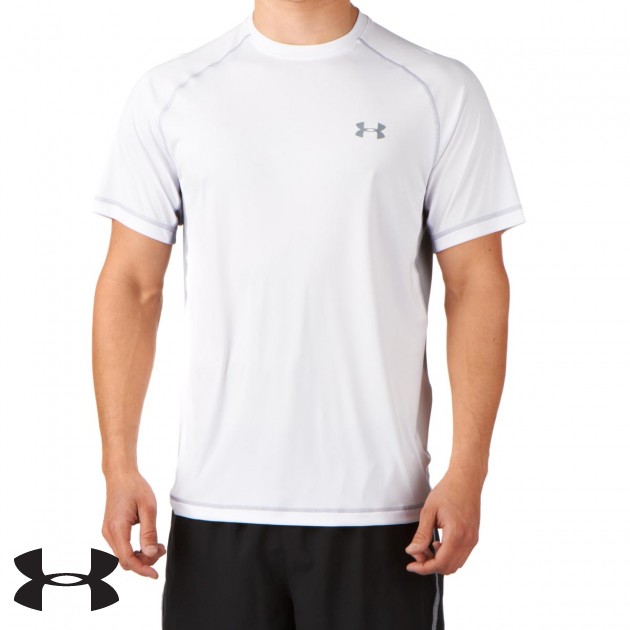 Mens Under Armour Catalyst T-Shirt - White