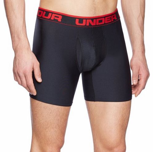 Under Armour Original Boxerjock 6 Inch Extented Boxer Brief - Black, Medium