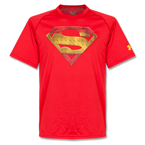 Under Armour 4.1 Heatgear Spain Superman Tee - Red