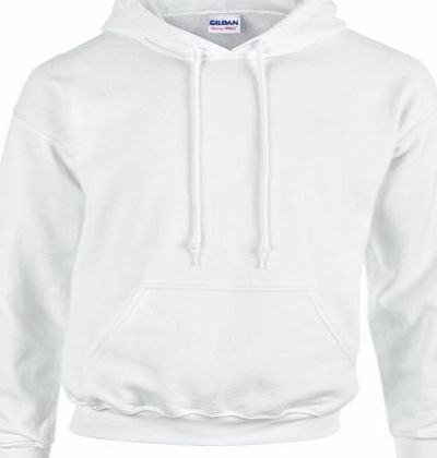 Undercover Gildan Hooded Sweatshirt Heavy Blend Plain Hoodie Pullover Hoody White M