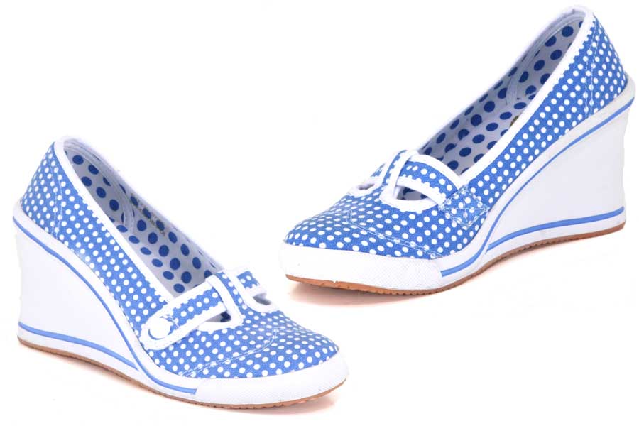 - UW-G001B - Polka / Blue / White