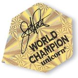 Unicorn World Champion John Part Autograph Hologram Unicorn Dart Flights