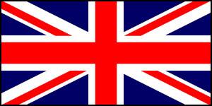 Union Jack paper flag, 11`` x 8``