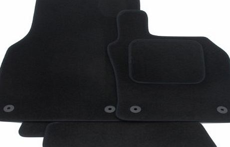 Unique Car Mats Volkswagen VW Golf Mk7 2013-Present Tailored Black Velour Car Mats