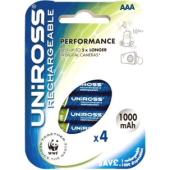 uniross 4 x AAA 1000mAH NiMH High Powered