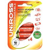 Uniross Hybrio U0150125 4x AA 2100mAh NiMH