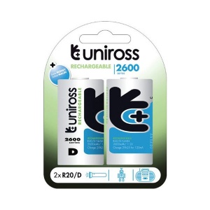 Uniross Series 2600 Rechargeable D 2500mAh