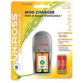 uniross U0147941 Mini Charger With 2 x AA