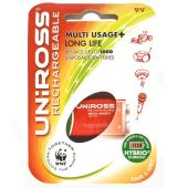 Uniross U0150309 1 x 9V NiMH Hybrio Rechargeable