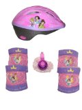 Disney Princess Helmet, Bell and Knee and Elbow Pads - Strong Lightweight Bike