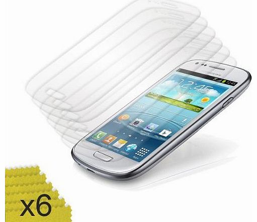 UniversalGadgets 6 X LCD SCREEN PROTECTOR FOR SAMSUNG GALAXY S3 MINI I8190