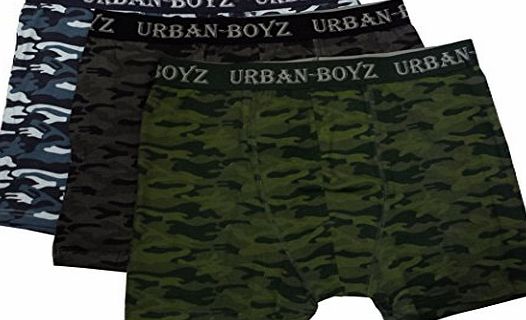 Unknown 6 PAIRS MENS DESIGNER CLASSICS CAMOUFLAGE BOXER TRUNK SHORTS S M L XL XXL CHEAP (XL)