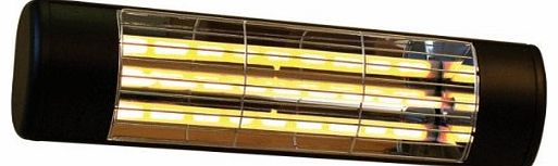 HWP2 2KW 2000 WATT OUTDOOR PATIO WALL HEATER BLACK