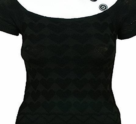 Unknown Ladies Top CLEHART Black One Size