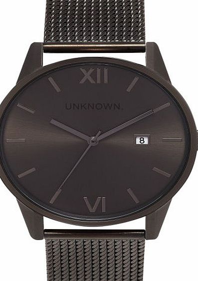 Unknown Mens Unknown The Dandy Watch - Gunmetal Mesh