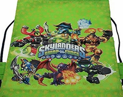 Unknown Official Skylanders Swap Force Boys Trainer Drawstring PE Swimming Shoulder School Bag Back To School