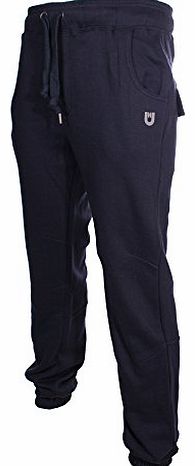 Unsung Hero  Gotham Fleece Mens Tracksuit Pant Blue, S