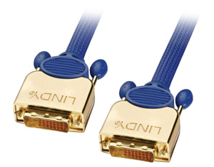 0.5m Premium Gold DVI-D Dual Link Cable