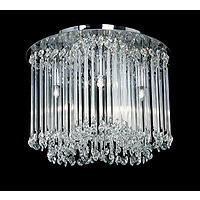 0183 5CH - Chrome Semi Flush Light