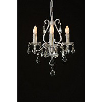 Unbranded 073 3H WH - White Enamel Chandelier