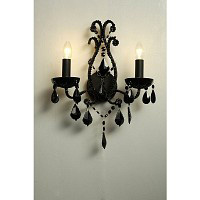 Unbranded 076 2W BLBL - Black Wall Light