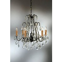 Unbranded 076 6H BL - Black Chandelier