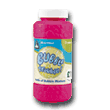 An 8fl oz bottle of bubble solution. Available in a variety of colours