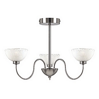 Unbranded 1006 3SC - 3 Light Satin Chrome Ceiling Light