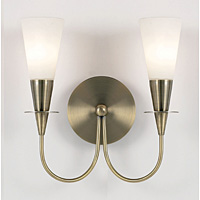 Unbranded 1007 2AN - Antique Brass Wall Light