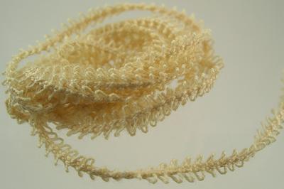 1:12 Scale Miniature Cream Double Picot Braiding