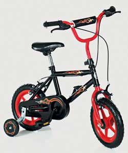 Colour of frame black.Front brakes side pull.Rear brakes side pull.Steel frame.Assisant wheel (stabi